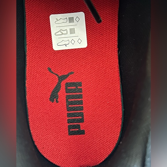 PUMA Scuderia Ferrari Mirage Sport 'Black Rosso Corsa' Sneakers 307635-01 Sz 13 - Picture 14 of 16